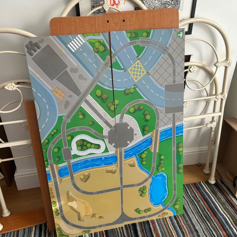 Toy train/car table with drawer