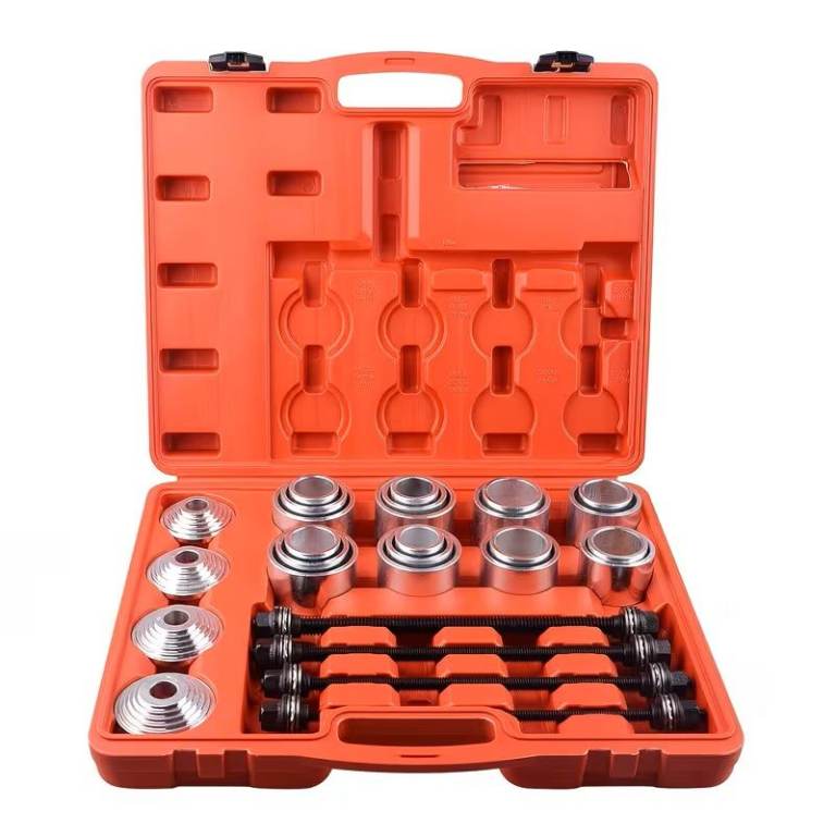 Press and Pull Sleeve Kit – Seal Bush Bearing Remover Installer Set – 28 Piece