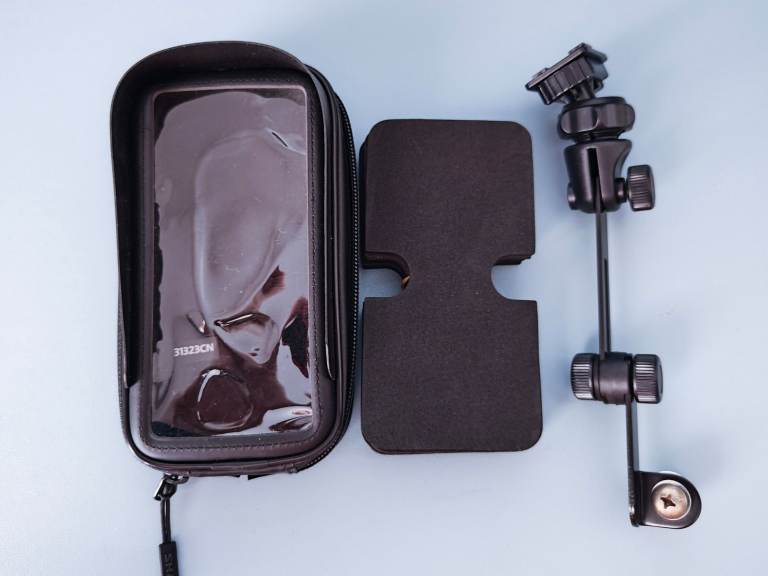 SHAD Motorcycle Phone Holder Mirror Mount Universal Mobile Scooter Motorbike