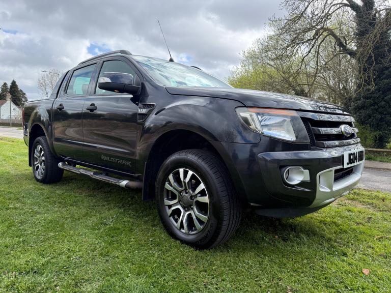 15 FORD RANGER 3.2 TDCI 4WD D/CAB WILDTRACK LEATHER SAT NAV TOW BAR AUTO PX SWAP