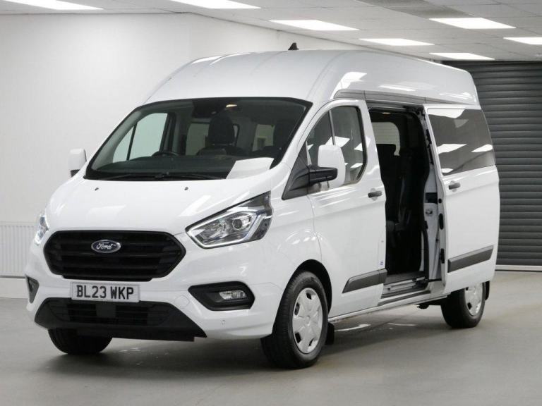 2023 TRANSIT CUSTOM 320 2.0 EBL 130 BHP L2 HIGH ROOF TREND AUTOMATIC 9 SEATER
