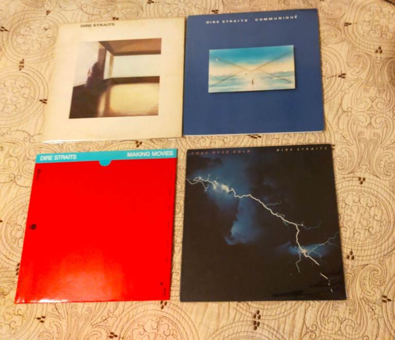 Vinyl Lps 17. Singles 26. CDs 34. + 4 DVDs and 1 Dvd box From New to Very good condition 