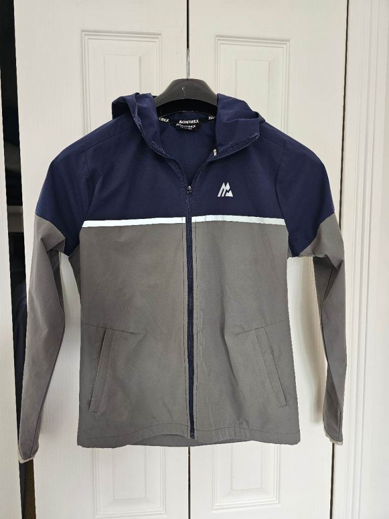 Montirex Kids Jacket – Navy/Grey, Size 10-11 Yrs