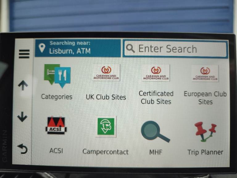 Garmin sat nav 770 lmt-d camper model.