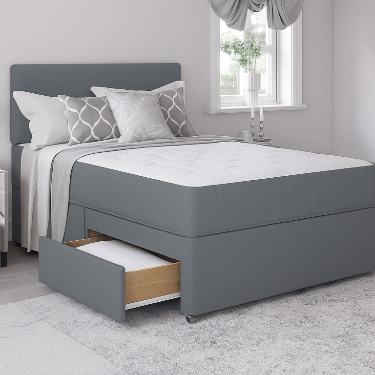 image for Comfortable Divan Bed with Mattress and Storage – Perfect Addition for a Restful Night’s Sleep