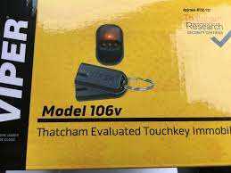 VIPER 106V Thatcham CAT 2 Immobiliser + Certificate