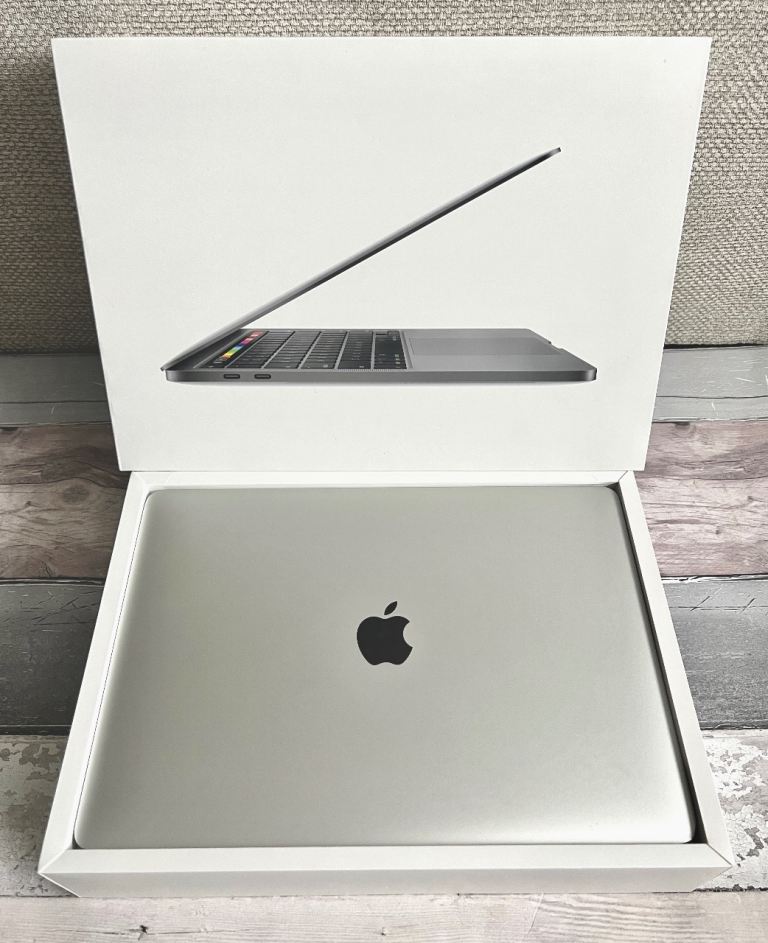 Apple MacBook Pro 13" Laptop 2020 Silver 256GB SSD with Touch Bar | in Original Box
