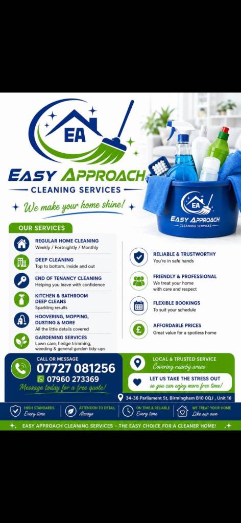 Easy approach cleaning service 