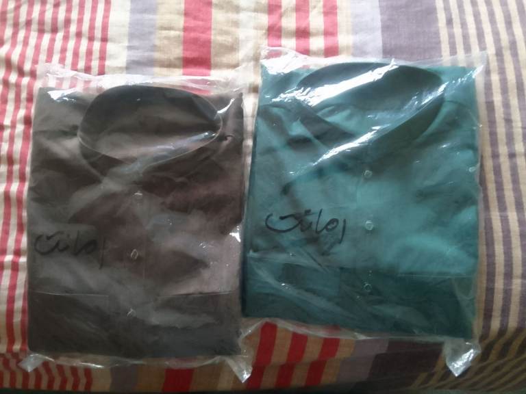 Men's shalwar shirts (3) size (2Xl) no pants, brand new  