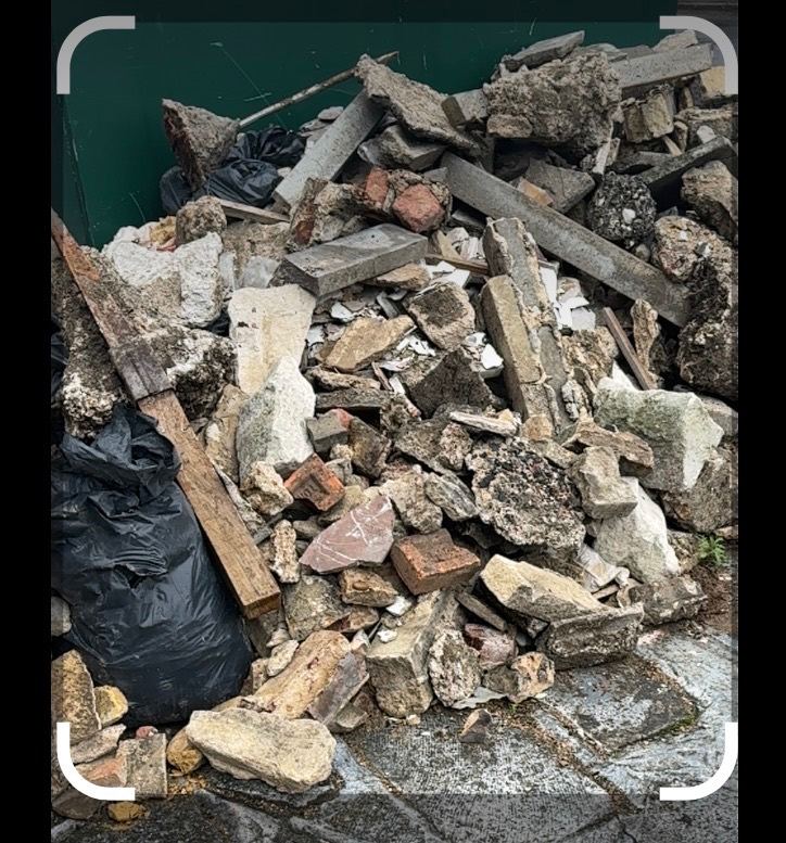 Clean Rubble Mix - Bricks and Concrete for Infill/Sub-base