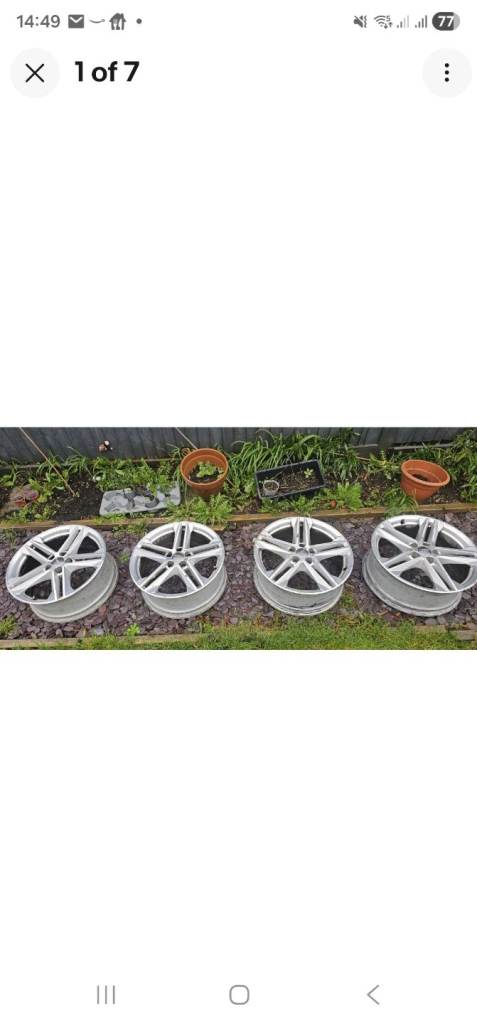 Audi Alloy Wheels 19" Full Set ET39. Brighton Collection 