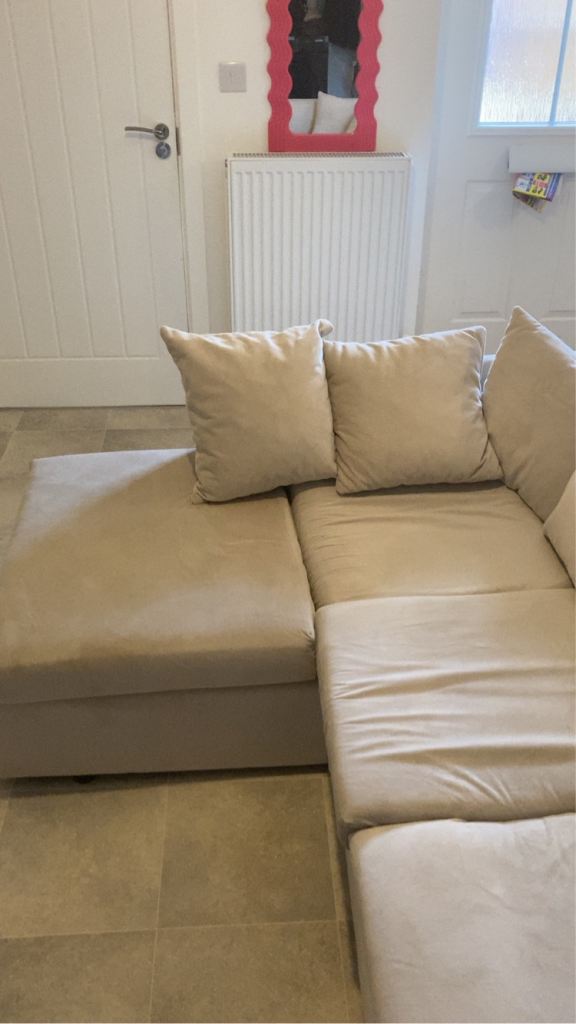 Cream Sofa Good Condition 