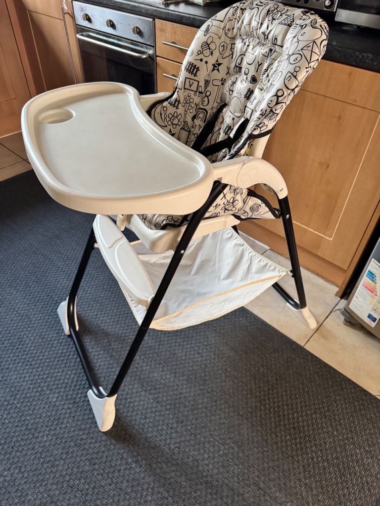 Reclining high chair