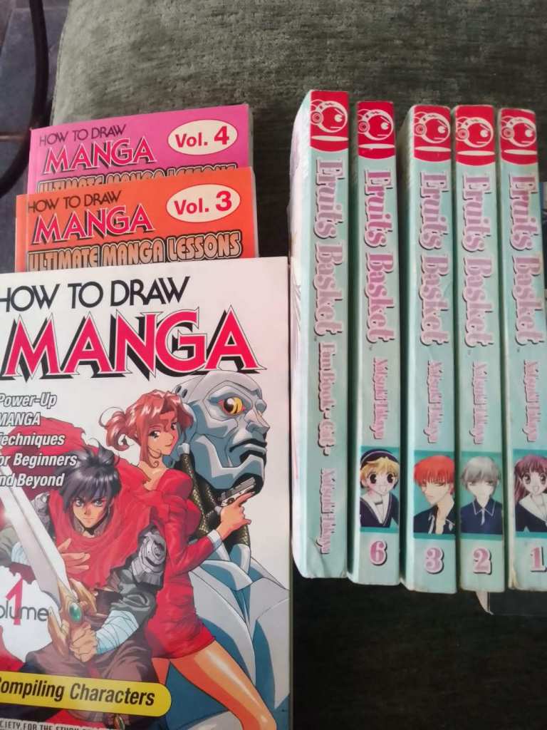 Manga Books Bundle - How to Draw Manga & Fruits Basket Series
