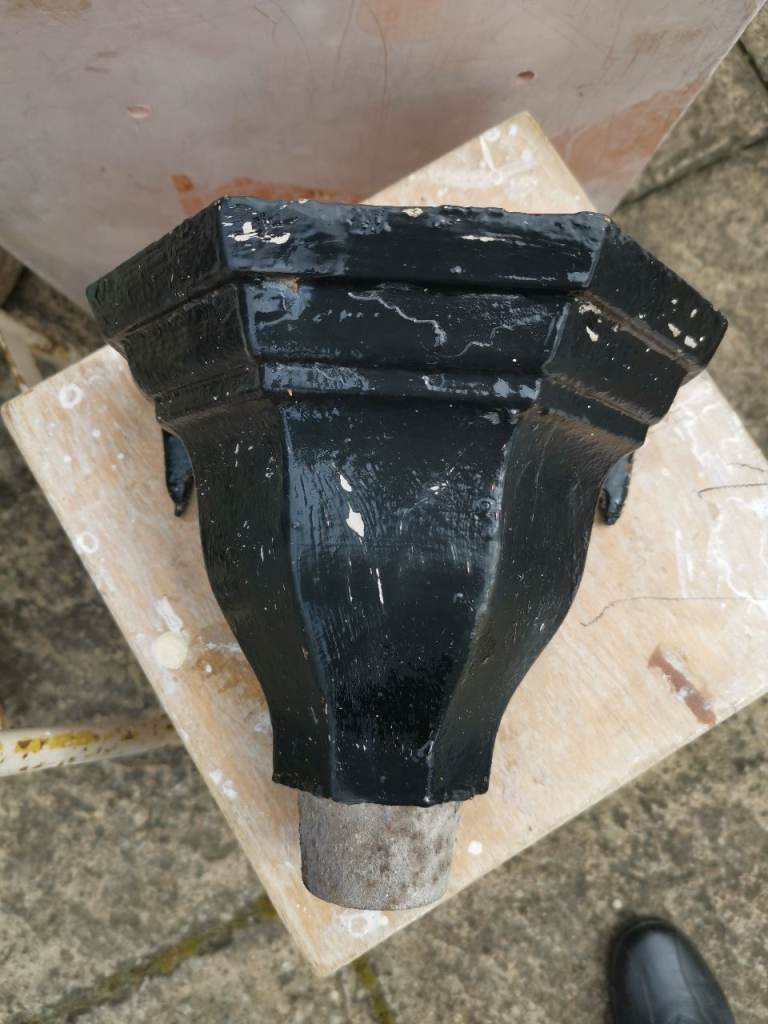 Cast iron rainwater  hopper x 2