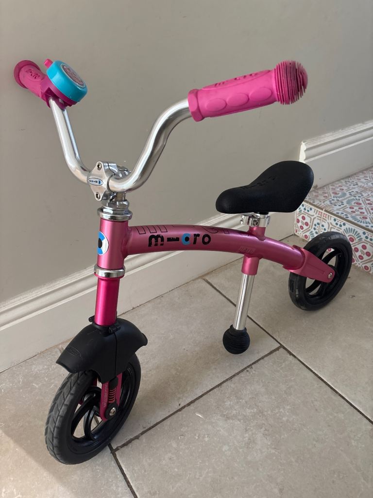 Micro Balance Bike – Pink, Good Condition