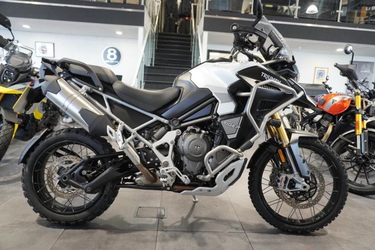 Triumph Tiger 1200 Rally Explorer, 2022, White with just 22400miles