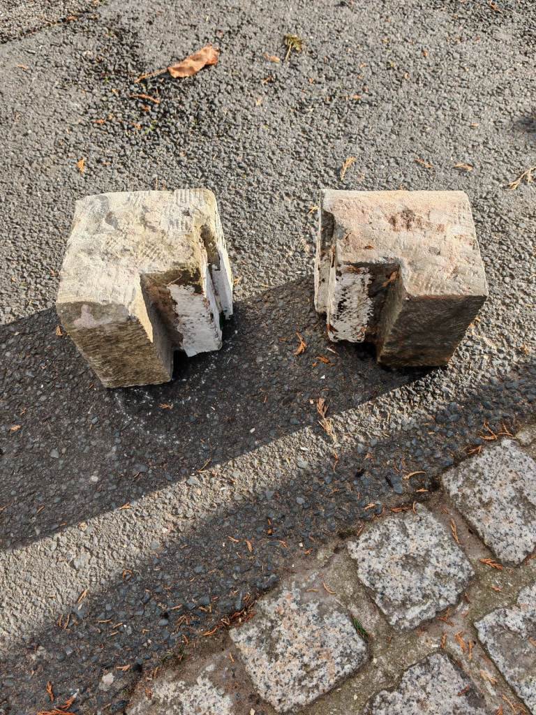 Sandstone External Door Frame Plinth Blocks (Pair) 