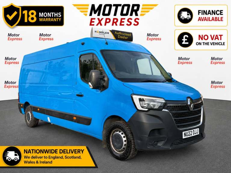 2022 Renault Master LM35 ENERGY dCi 150 Business Medium Roof Van PANEL VAN Diesel Manual