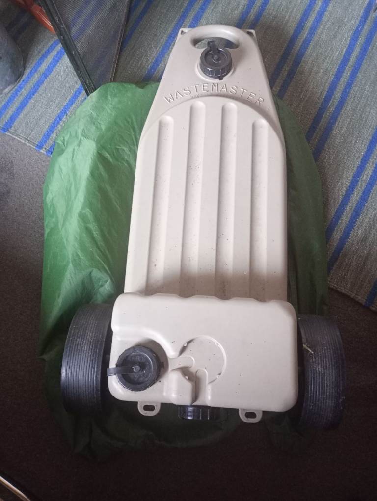 Caravan wast container 