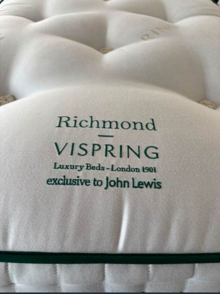 Brand new john lewis vispring richmond Zip Link Kingston mattress 