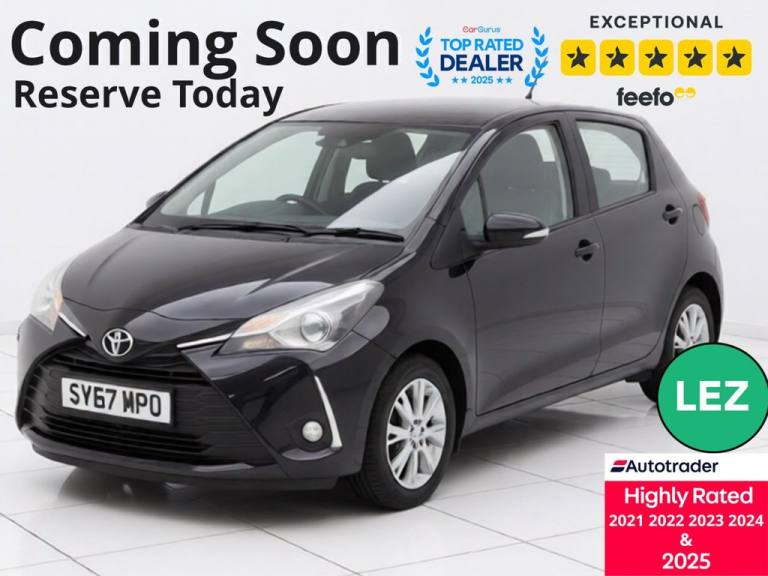 2017 Toyota Yaris 1.5 VVT-i Icon 5dr HATCHBACK PETROL Manual