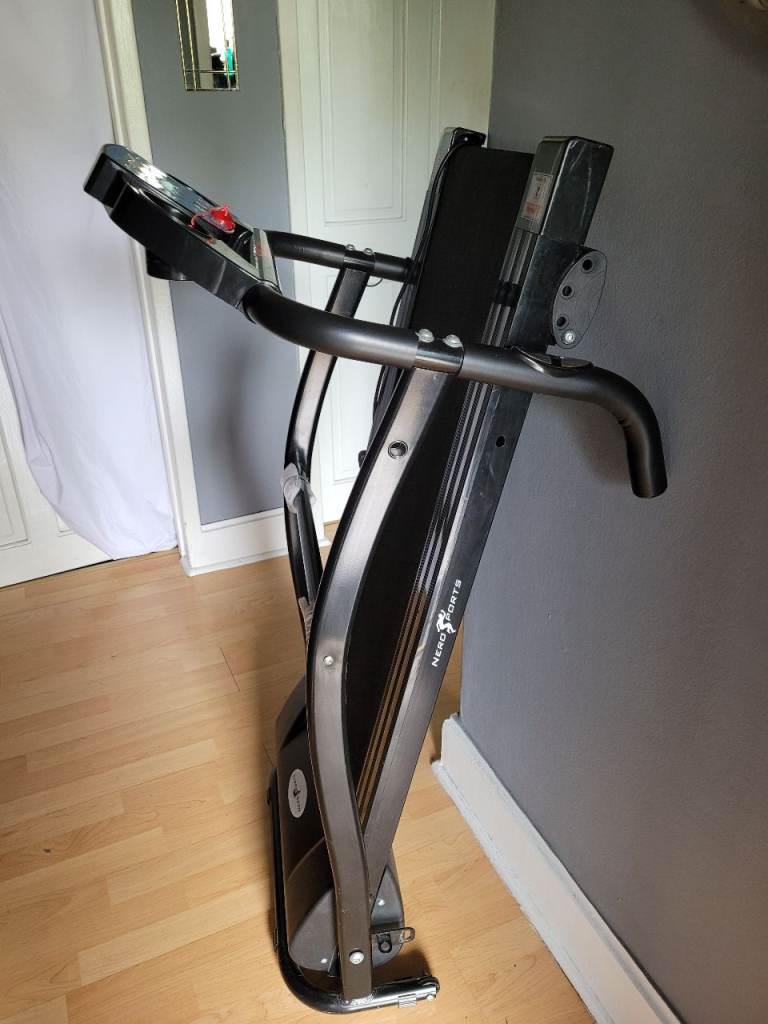 Nero Sport Black Electric Motorised Folding Treadmill / Running Machine