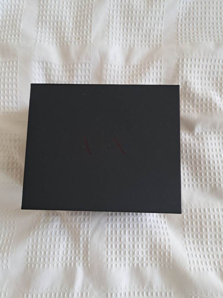 Armani Exchange Men's Black Stainless Steel Bracelet Watch (brand new)