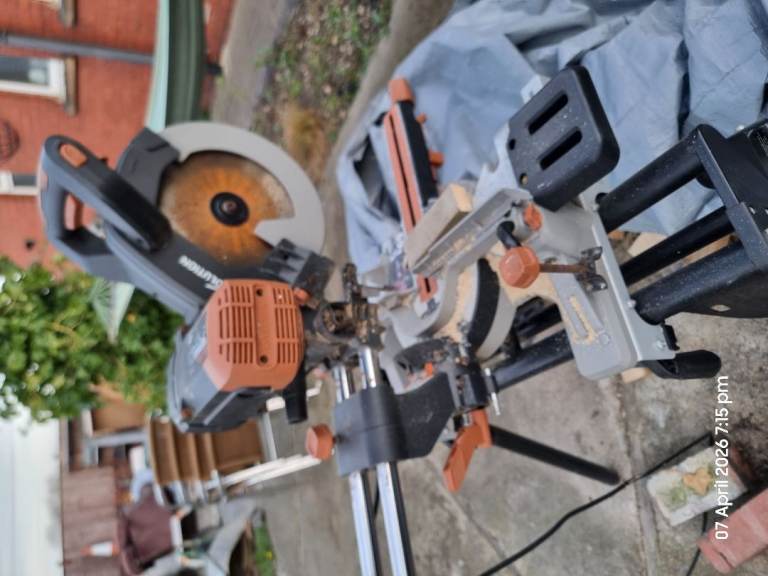 Evolution R255 SMS-DB 255mm Double Bevel Sliding Mitre Saw