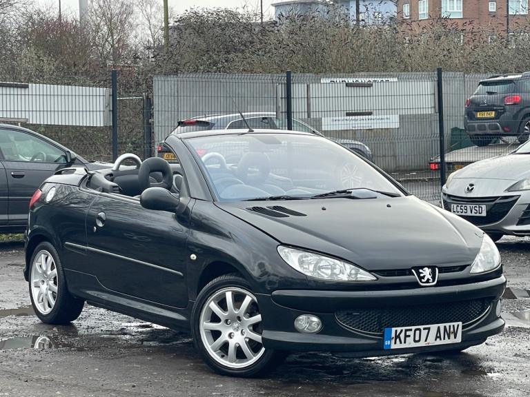 * PEUGEOT 206CC 206 CC 1.6 ALLURE + FULL LEATHERS + ALLOYS + LOW 75K MILES * 
