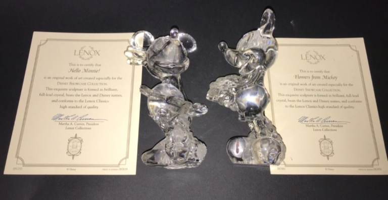 Crystal Mickey and Minnie 