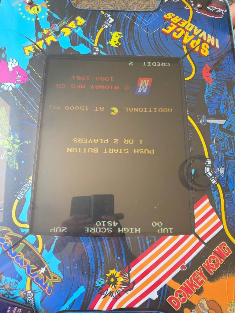 Cocktail arcade machine 