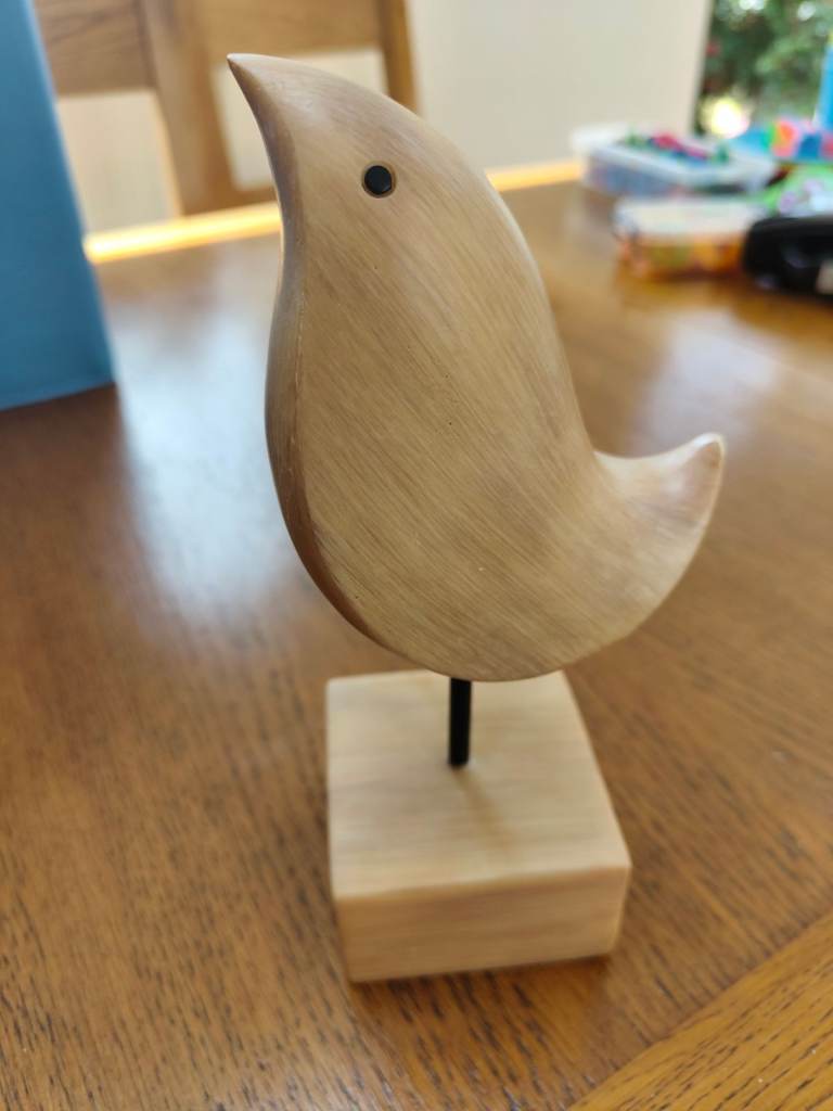 Wooden Bird Ornament – Home Decor