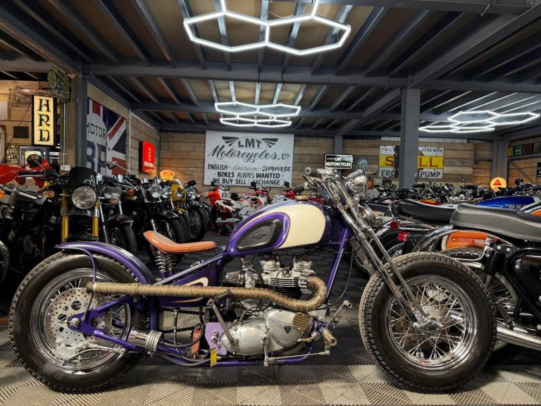 1968 Triumph TR6C custom bobber, outstanding build, show winner, px welcome 