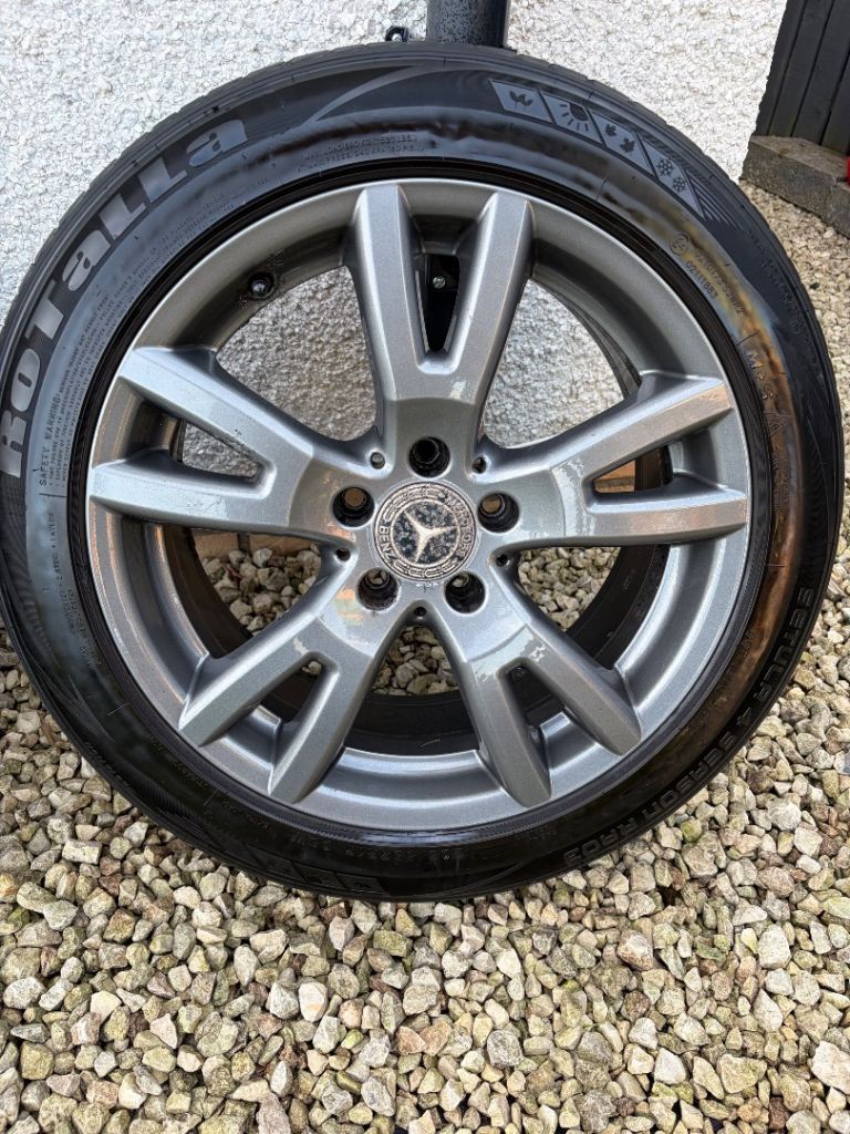 Genuine Mercedes 17" Alloy Wheels – 4x – W204 C-Class