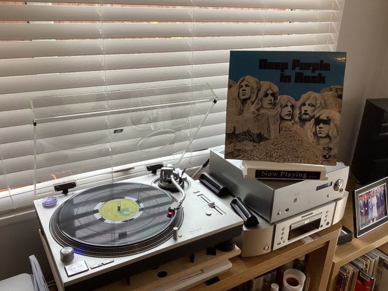 Deep Purple in Rock U.K. 1970 1st issue LP record Ex! 