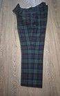 WANTED wool tartan trews Green 
