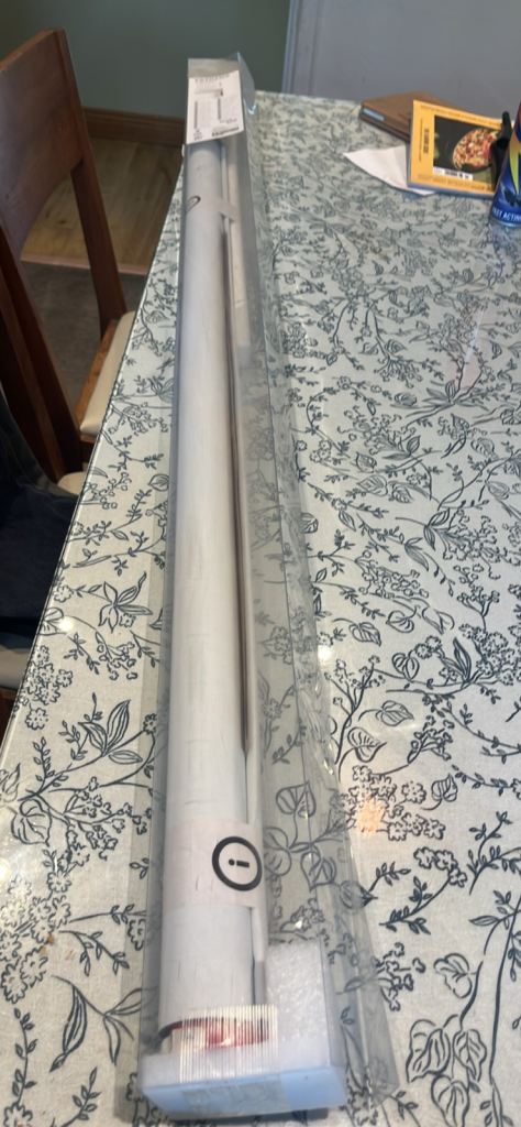 IKEA FRIDANS block out white roller blind 125cm wide by 195cm drop 