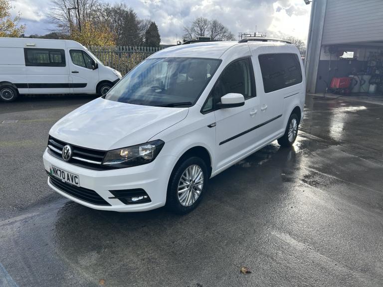VOLKSWAGEN CADDY MAXI LIFE 2.0 TDI 102BHP WHEELCHAIR ACCESS 5 Seater No Vat Whit