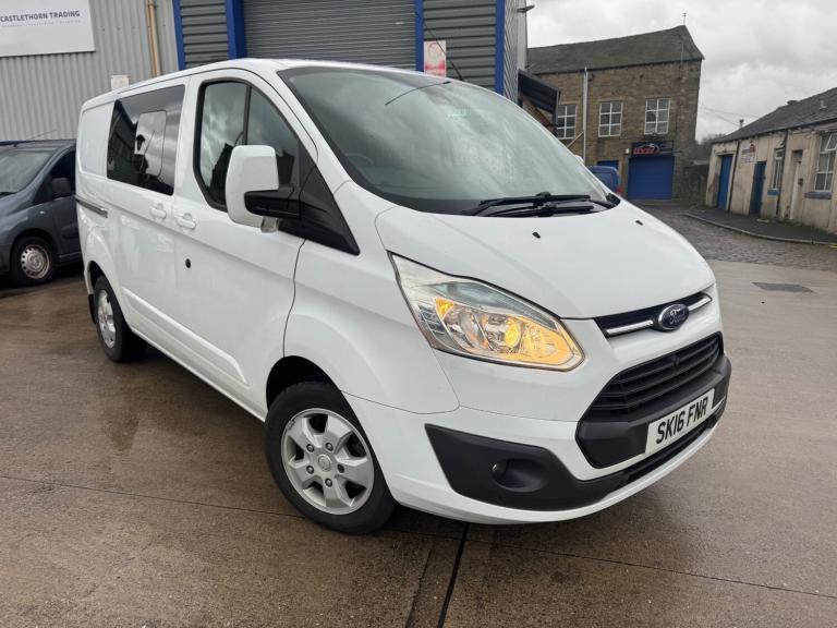 Ford Transit Custom 2.2 TDCI 125ps DOUBLE CAB CREW VAN LIMITED WOW JUST 44,000!