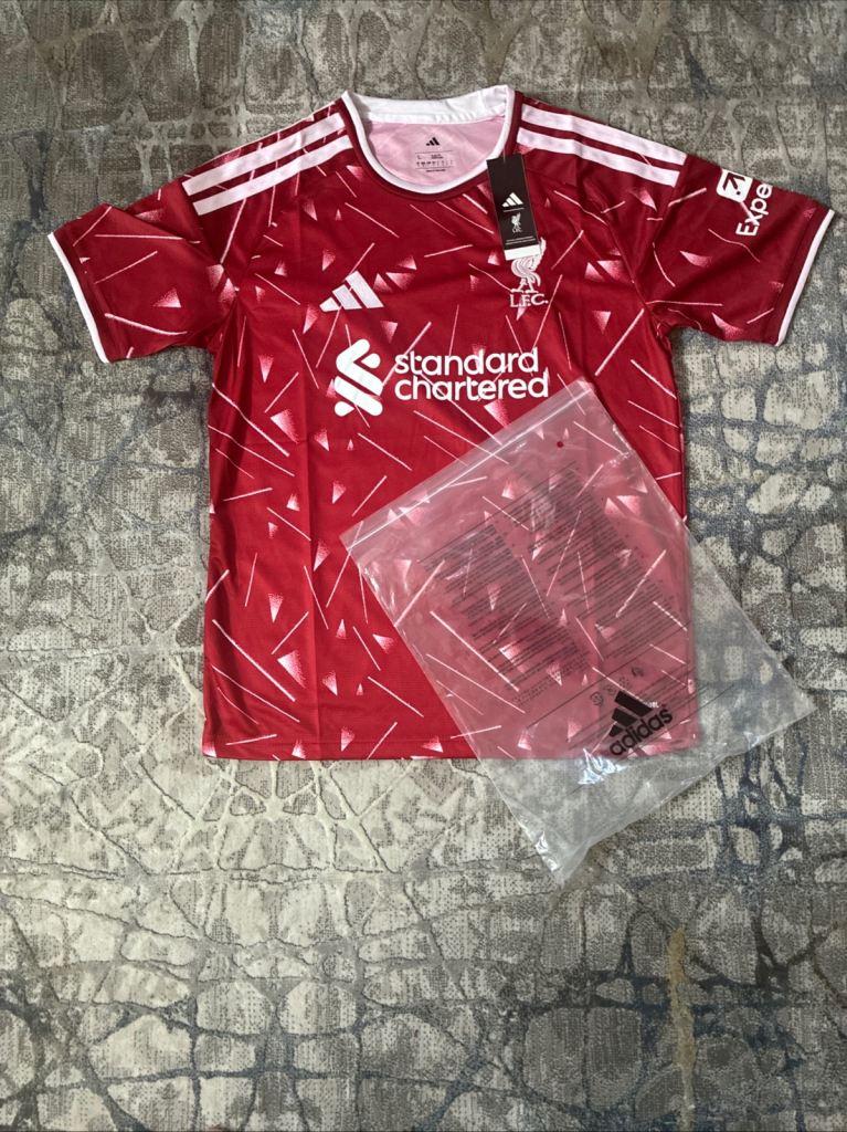 Adidas Liverpool FC Home Football Shirt - Red, Size L, New with Tags