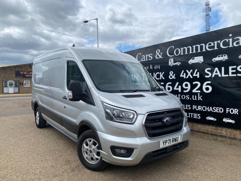 2022 Ford Transit 350 2.0 EcoBlue Hybrid 130ps L3H2 Limited LWB PANEL 1 OWNER FFSH 109K XENON PAN...