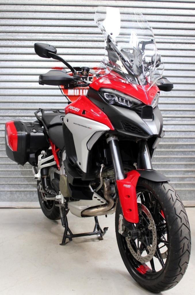2021 21 DUCATI V4S MULTISTRADA RADAR FSH TRADE SALE RED &PANNIERS 26K V4 S 1158
