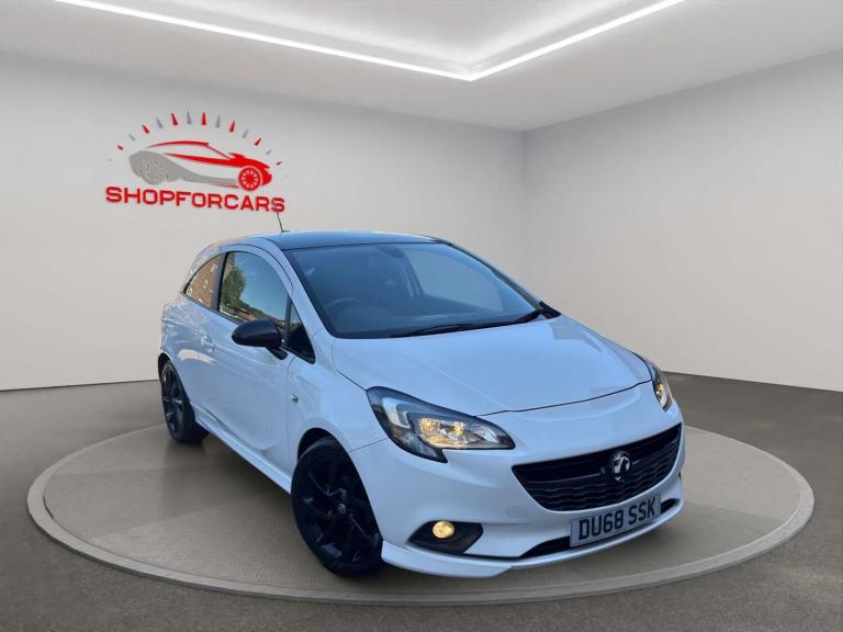 2018 Vauxhall Corsa 1.4 Corsa SRi VX-Line Nav Black 3dr Hatchback Petrol Manual