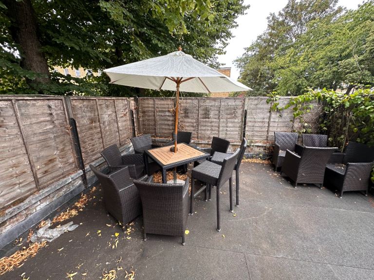 Tall and short Garden chairs