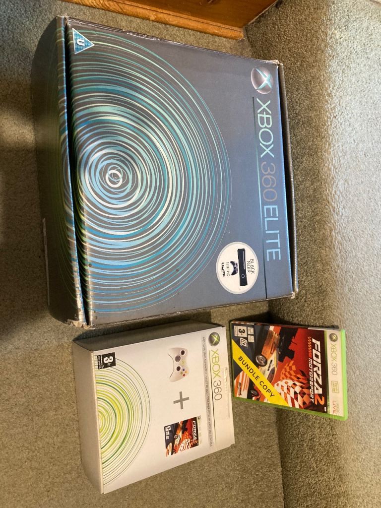 Xbox 360 elite black 120 gb