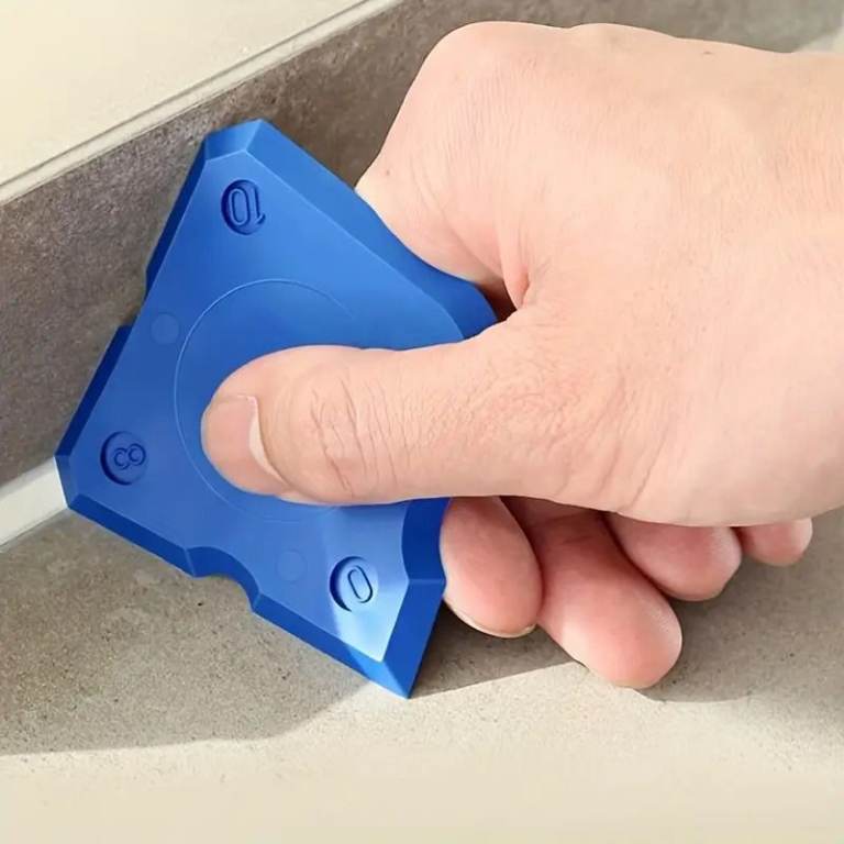 Brand New 4pc Caulking Grouting Silicone Joint Sealant Spreader Spatula Scraper Tool Kit (RRP £9).