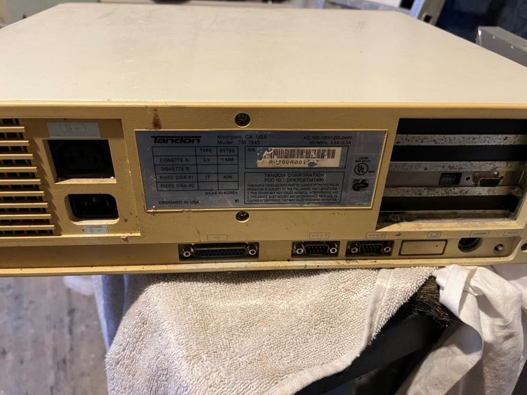 image for Super Rare Vintage Tandon TM 7443 Computer