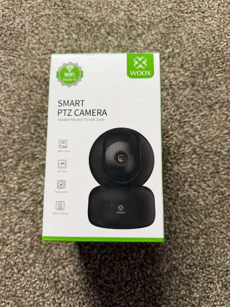New Woox Smart PTZ Camera – WiFi Indoor Security