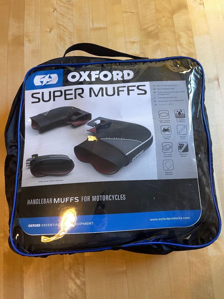 Oxford motorcycle Supermuffs, rainseal, new and unused 